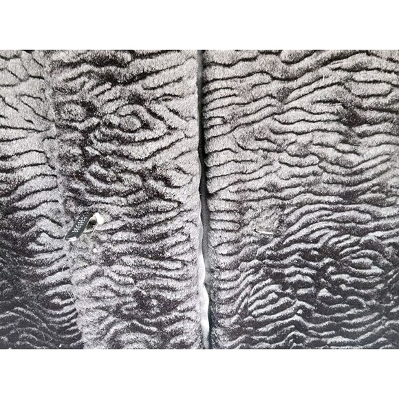 Vintage 80s/90s Betas Choice Black Velour Coat - Size Medium - Picture 7 of 9